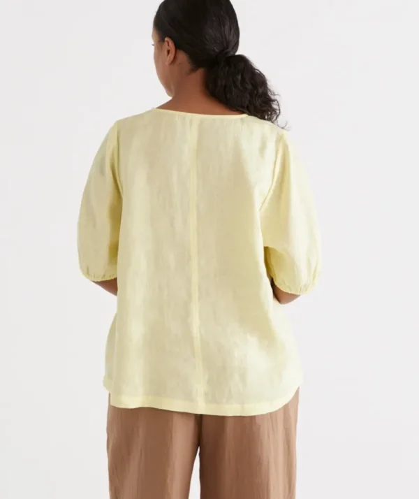 Sussan Linen Midsummer Tee-Women Shirts