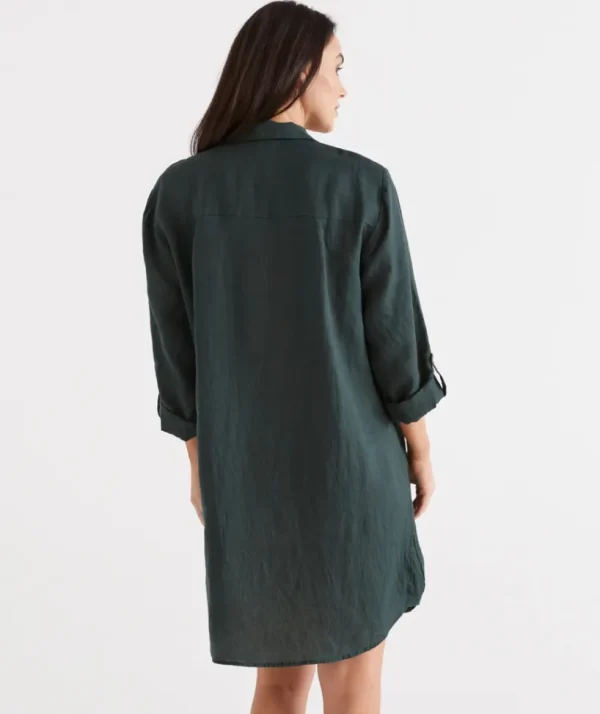 Sussan Linen Tunic-Women Lounge