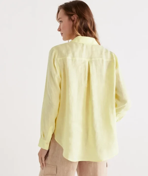 Sussan Linen Urban Shirt-Women Shirts