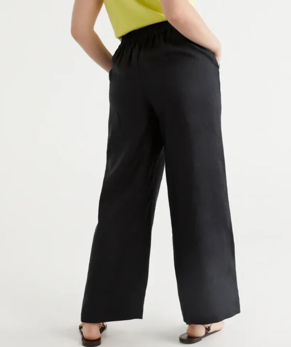 Sussan Linen Wide Leg Pant-Women Pants