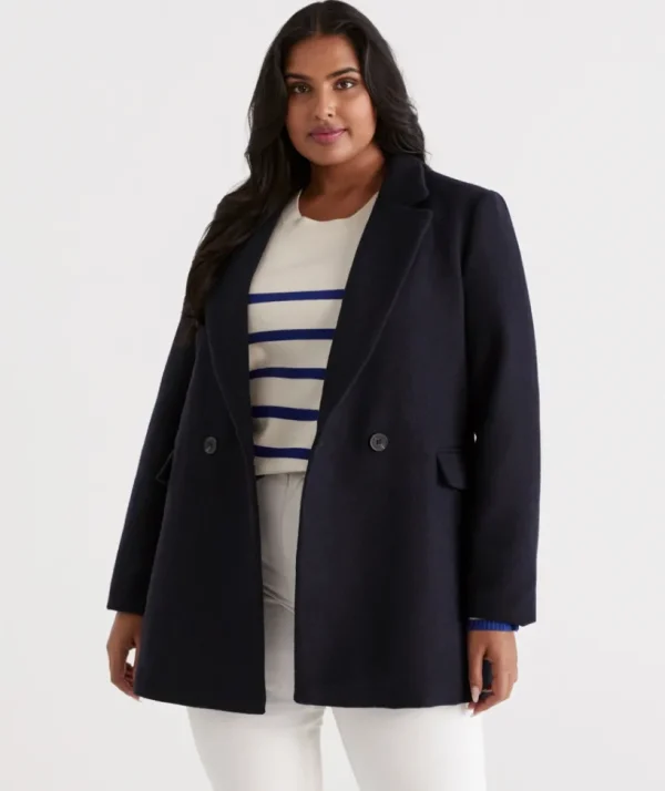 Sussan Long Line Blazer-Women Jackets & Coats