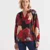 Sussan Modern Rose Top-Women Shirts