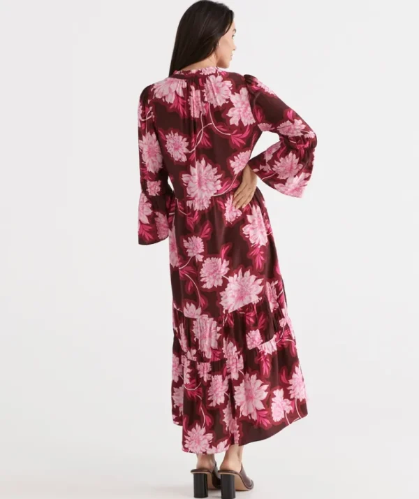 Sussan Ornamental Floral Dress-Women Dresses