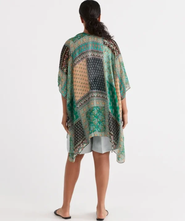 Sussan Paisley Patchwork Serape-Women Wraps