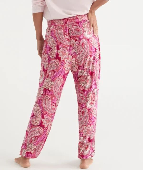 Sussan Paisley Print Knit Pyjama Pant-Women Pyjama Bottoms