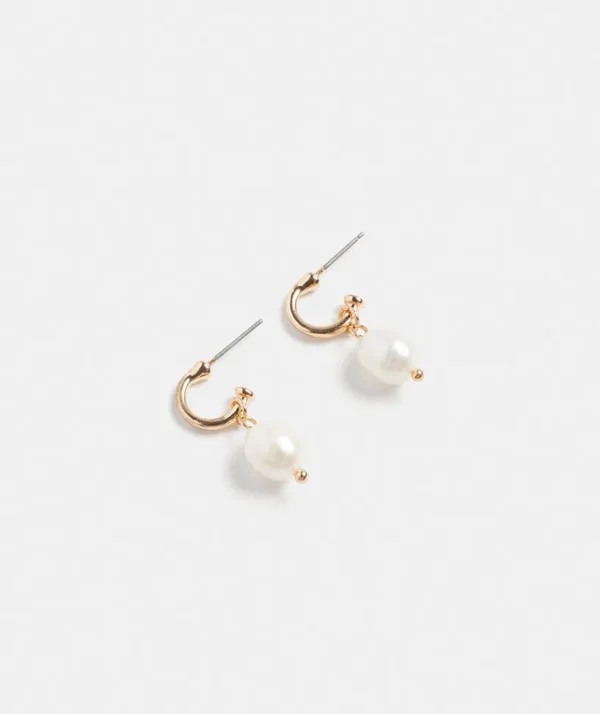 Sussan Pearl Huggie Earrings-Women Jewellery