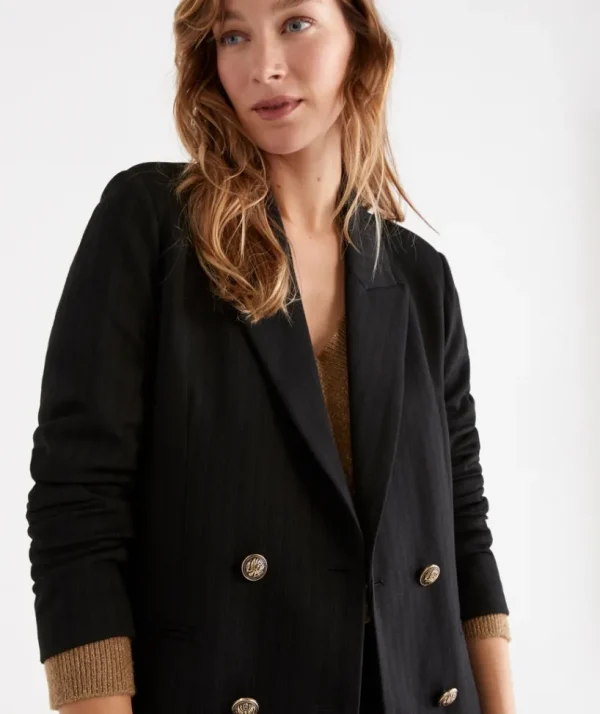 Sussan Ponte Blazer-Women Jackets & Coats