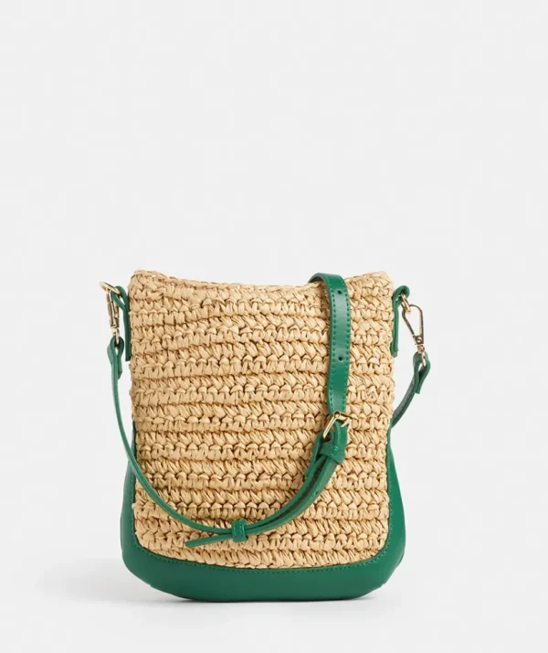 Sussan Raffia Crossbody Bag-Women Bags