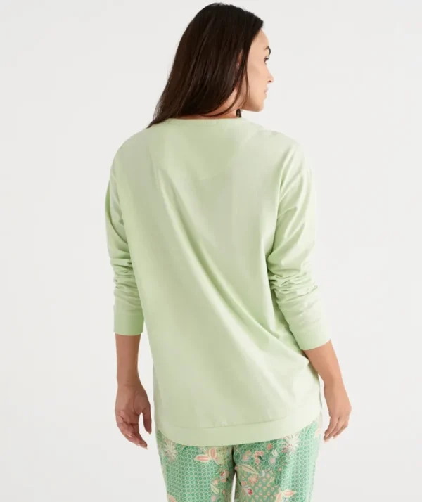 Sussan Relaxed V-Neck Top-Women Pyjama Tops