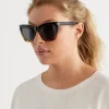 Sussan Sarria Tortoise Splice Sunglasses-Women Sunglasses