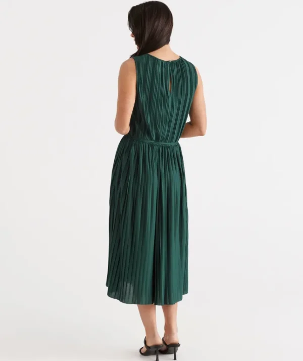 Sussan Soft Pleat Dress-Women Dresses