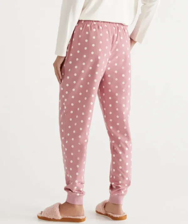 Sussan Spot Print Flannelette Pyjama Pant-Women Pyjama Bottoms