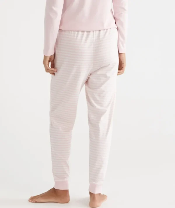 Sussan Stripe Australian Cotton Knit Pyjama Pant-Women Pyjama Bottoms