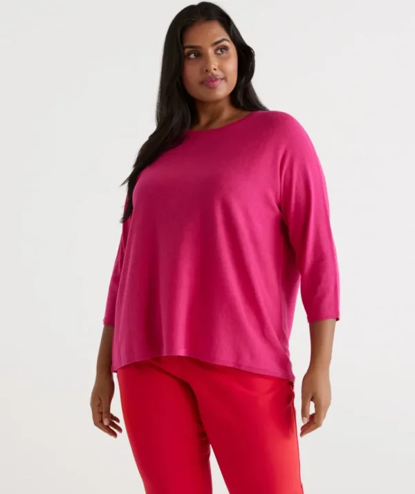 Sussan Swing Pullover-Women Knitwear