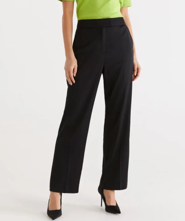 Sussan Tailored Straight Leg Pant-Women Pants