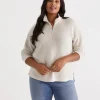 Sussan Textured Collar Top-Women Tops