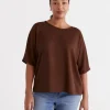 Sussan Textured Dolman Top-Women Tops