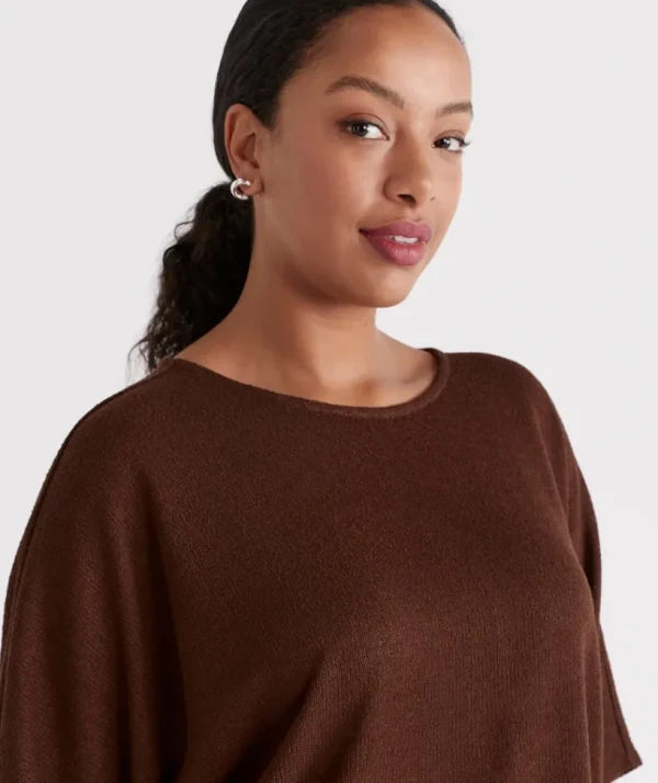 Sussan Textured Dolman Top-Women Tops