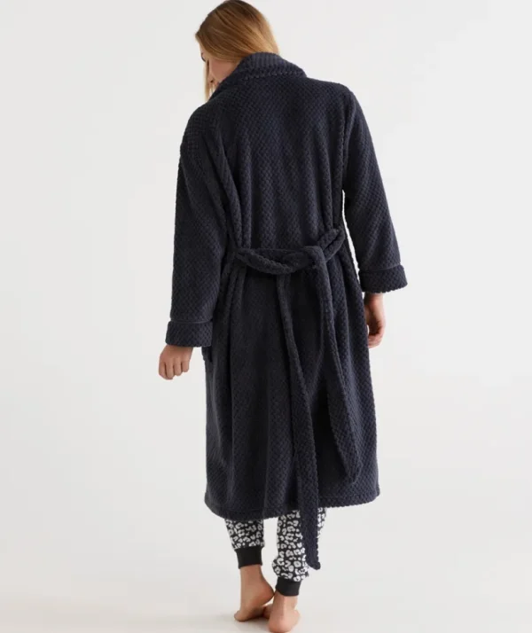 Sussan Textured Gown-Women Dressing Gowns