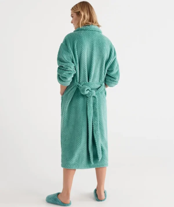 Sussan Textured Gown-Women Dressing Gowns