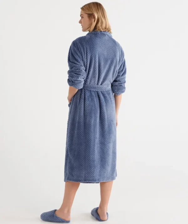 Sussan Textured Gown-Women Dressing Gowns