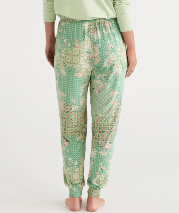 Sussan Tile Floral Harem Pant-Women Pyjama Bottoms