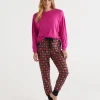 Sussan Tile Floral Long John-Women Pyjama Bottoms