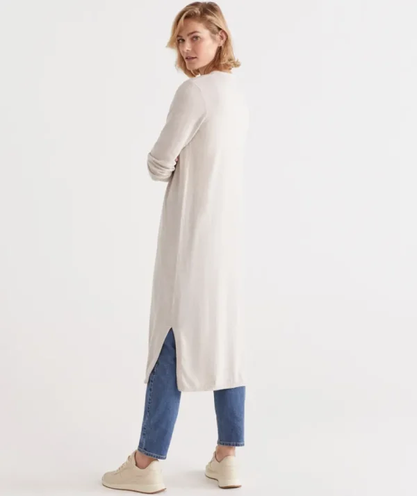 Sussan V Neck Longline Cardi-Women Knitwear