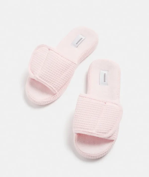 Sussan Waffle Adjustable Slipper-Women Slippers