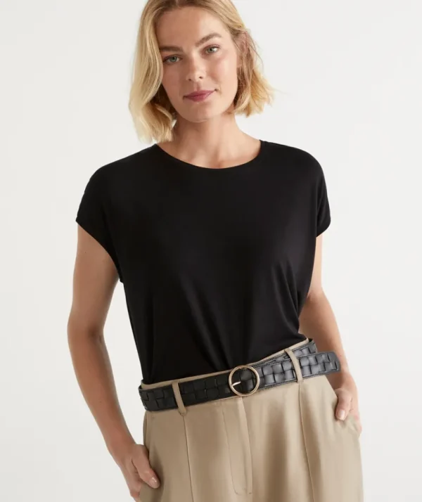 Sussan Weave Leather Belt-Women Belts